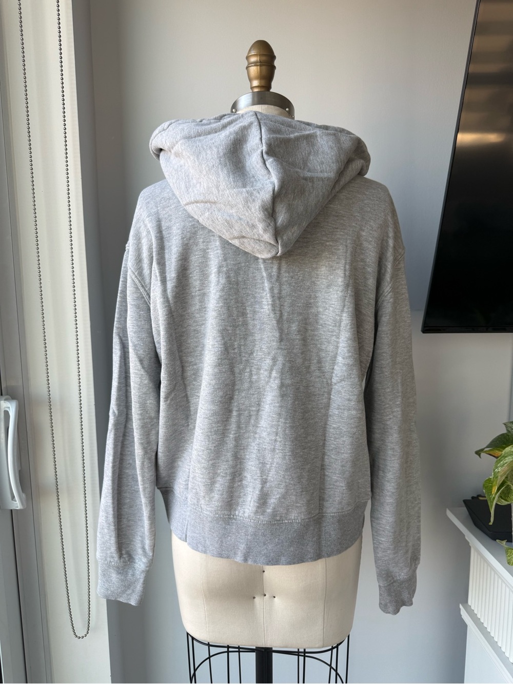 H&M Light Gray Full Zip Hoodie - Picture 3 of 5